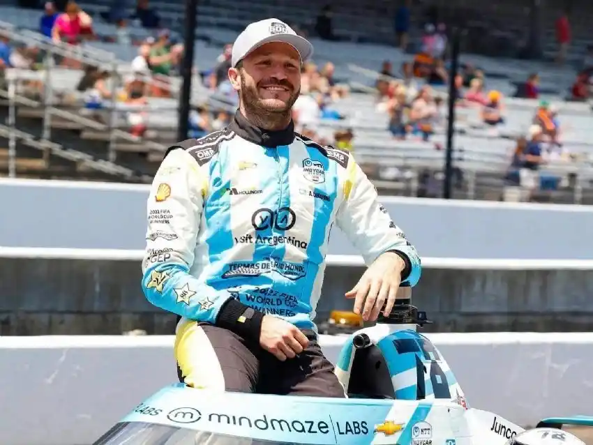 El bonaerense Agustín Canapino cumple el sueño de correr las 500 Millas de Indianápolis: "Estoy emocionado"