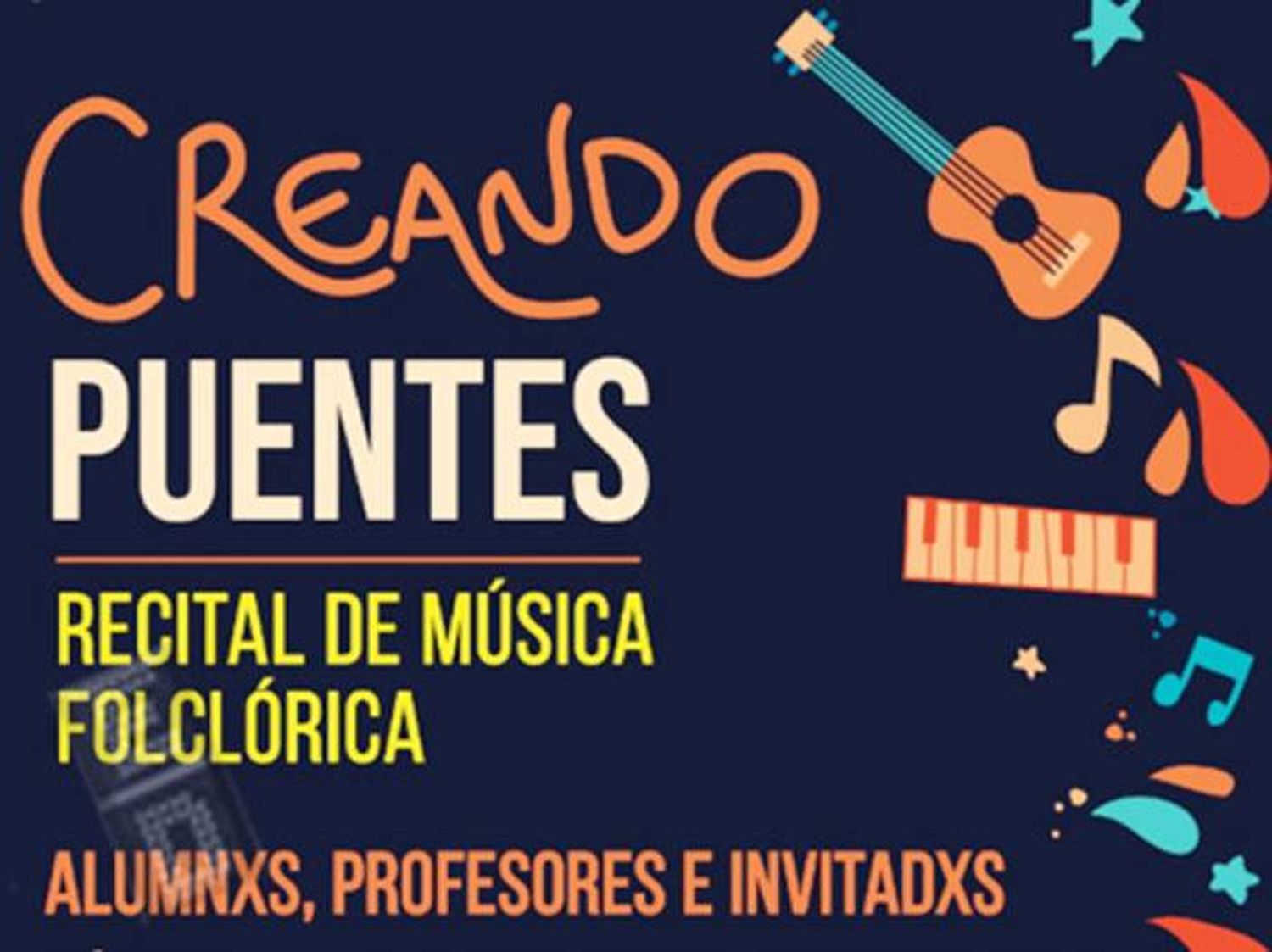 "Creando puentes", recital  de música folclórica