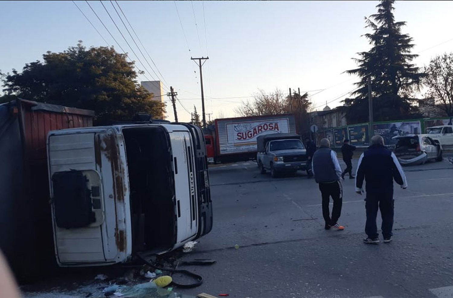 Conductor alcoholizado provocó vuelco en Segui y Rodríguez