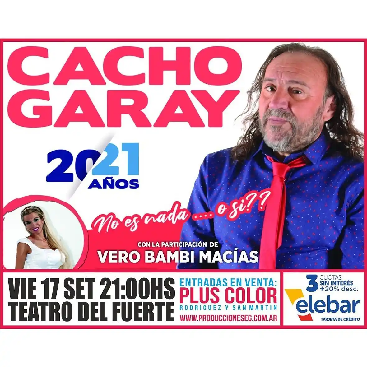 Llega Cacho Garay a Tandil