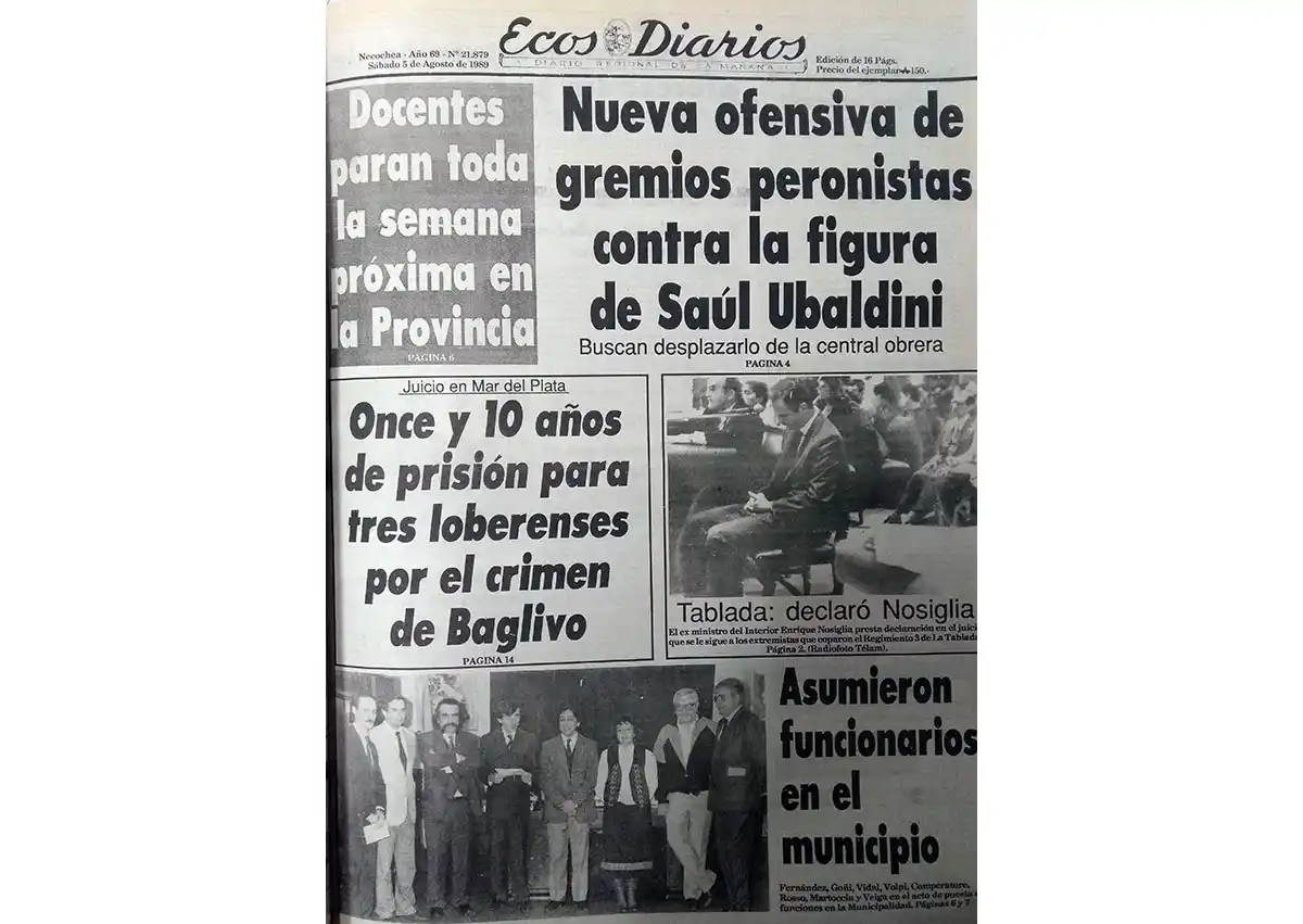 Sábado 5 de agosto de 1989
