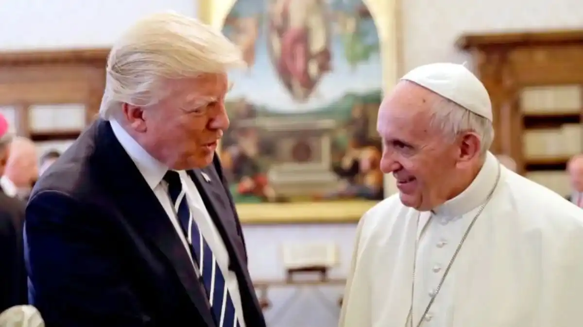 El Papa Francisco y Donald Trump