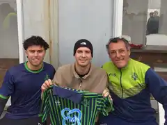 Franco Mastantuono estuvo en Olavarría acompañando a River de Azul en un torneo regional