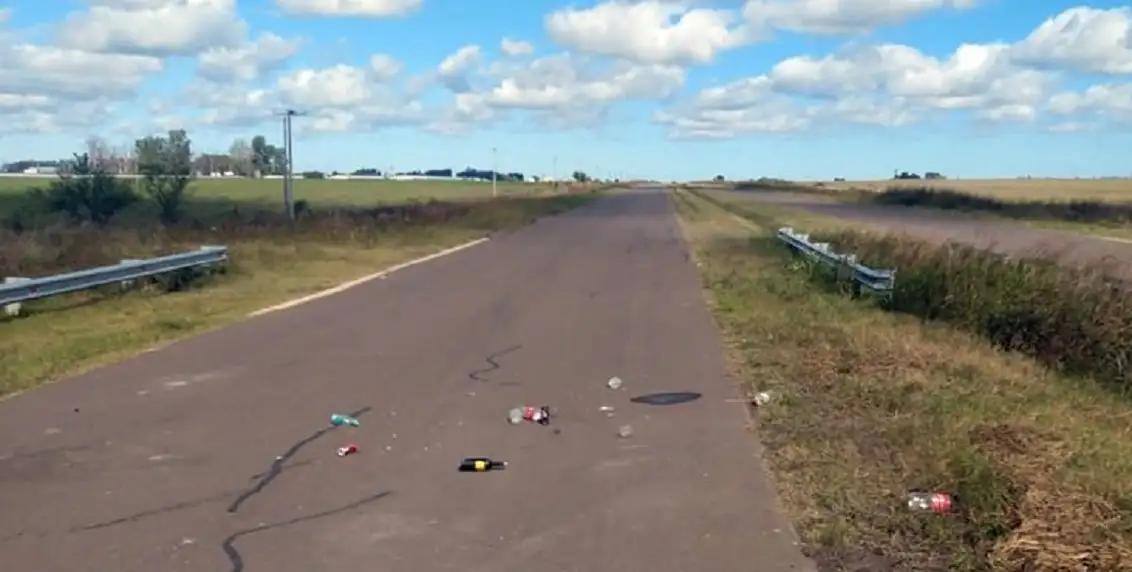 Hicieron una fiesta clandestina en una ruta en construcción: detuvieron a un joven