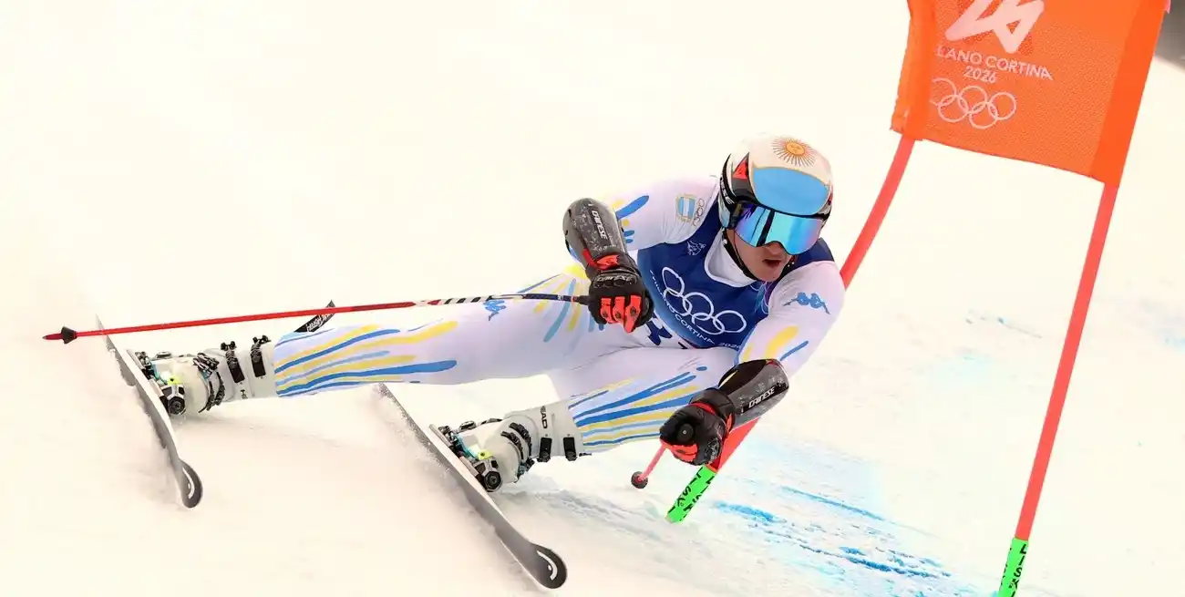 Tiziano Gravier Mazza cerró su participación en los Juegos Olímpicos de Invierno de Milán-Cortina con una actuación histórica para el deporte argentino. Foto: REUTERS / Christian Hartmann.