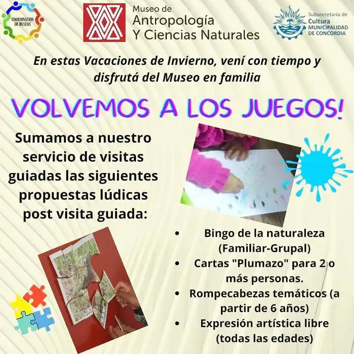 El Museo de Antropología  brindará actividades gratuitas para toda la familia