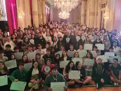 Se entregaron reconocimientos a los 25 proyectos seleccionados del programa Huella Joven