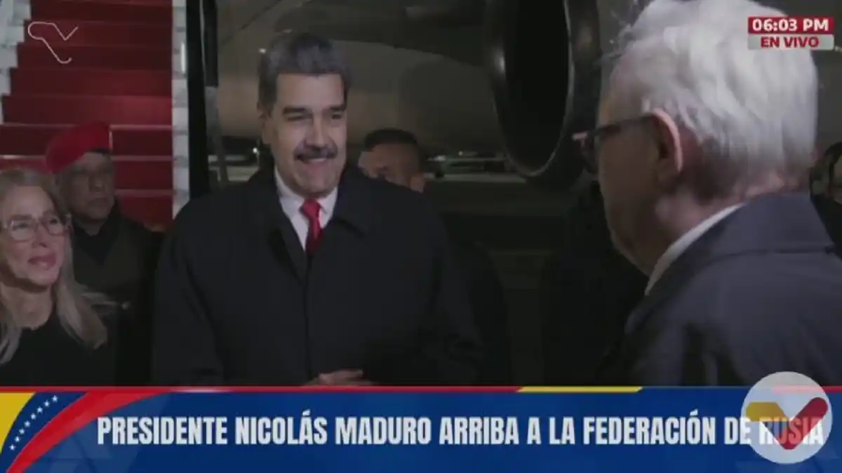 Maduro ya está en RUSIA para reunirse con Vladímir Putin y reforzar acuerdos binacionales  (+Detalles)