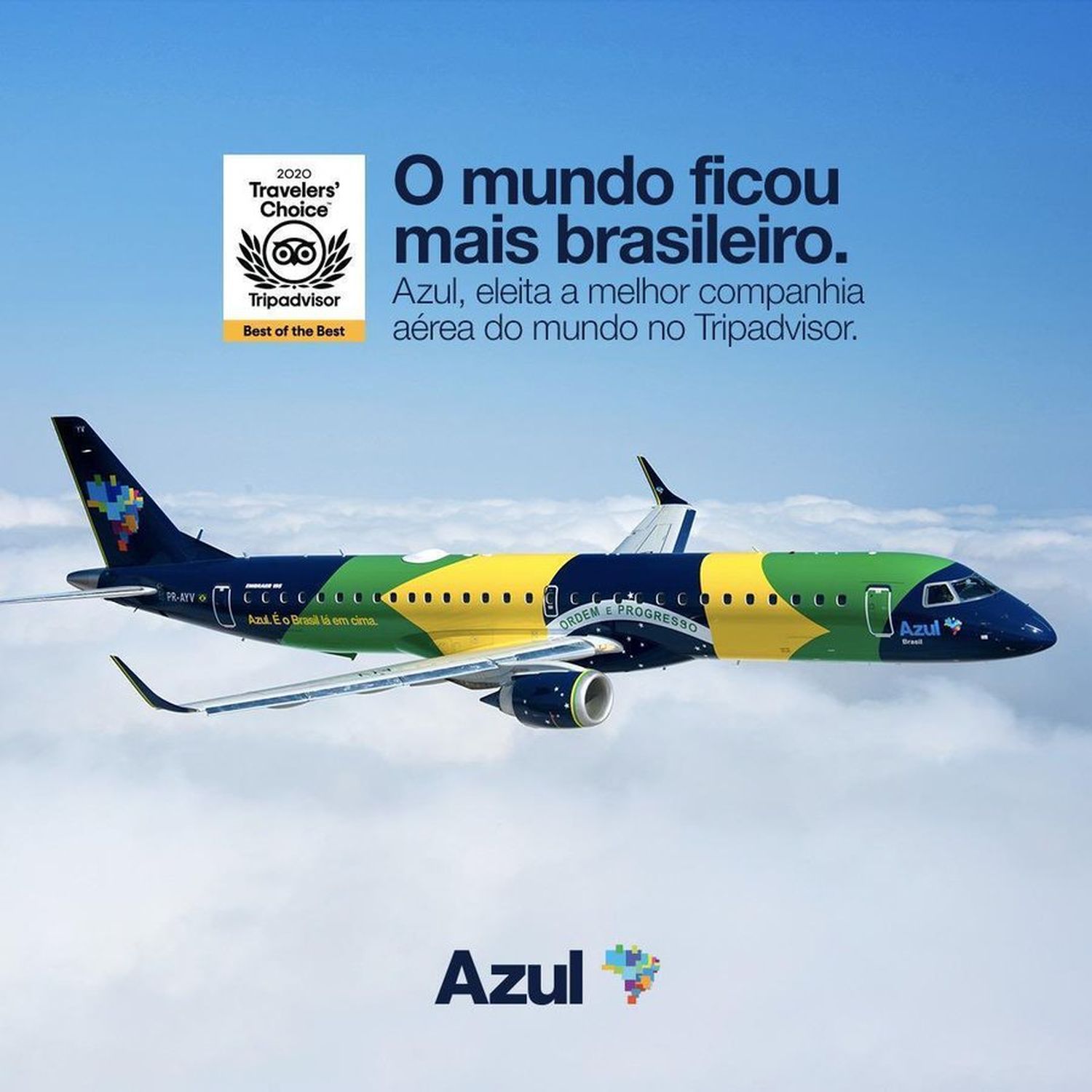 Premios Tripadvisor: Azul, mejor compañía del mundo; Aerolíneas Argentinas, mejor compañía grande de Latinoamérica