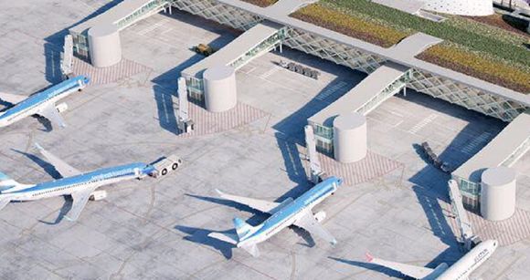 Primer render del diseño de César Pelli para la terminal del aeropuerto de Tucumán