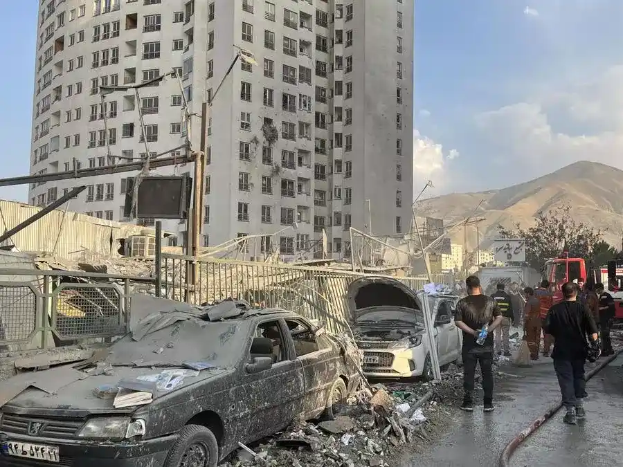 El ataque israelí a Irán. Foto: EFE