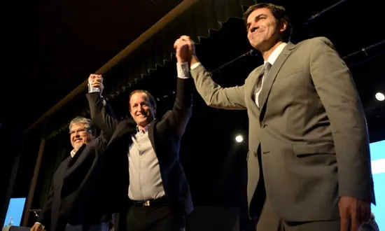 Insaurralde lanzó su campaña en Lomas junto a Urtubey y Navarro