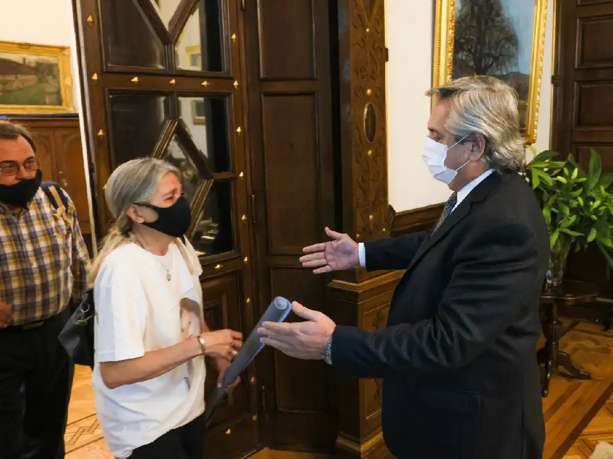 Alberto Fernández recibió a los padres de Úrsula, la joven de Rojas víctima de femicidio