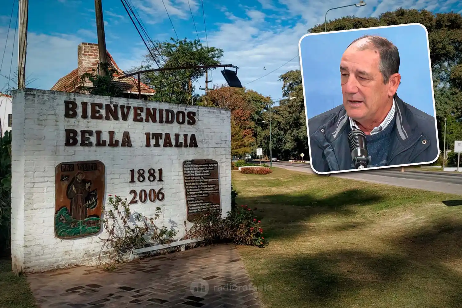 Héctor Perotti, presidente comunal de Bella Italia, reclama solución para obras en Ruta Provincial 70