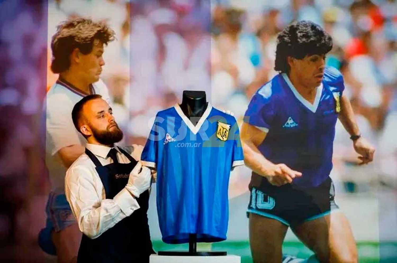 La camiseta de Maradona se vendió en casi nueve millones de dólares