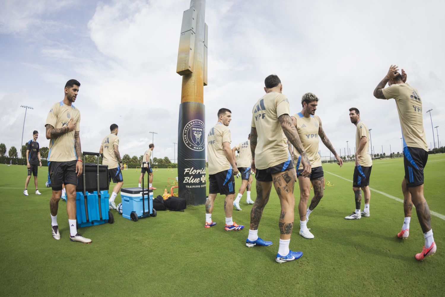 La selección hizo el recorrido Miami-Barranquilla-Maturín.