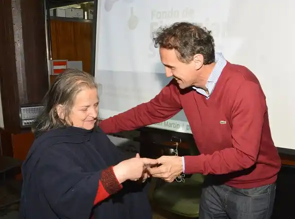 San Martín: Intendente Katopodis entregó créditos a emprendedores 