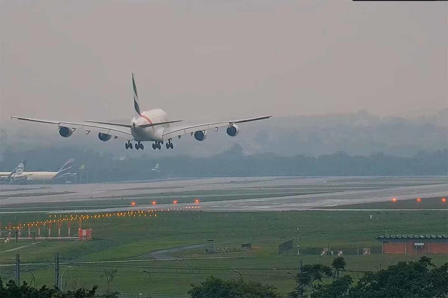 Nature is healing: The Airbus A380 returned to Brazil