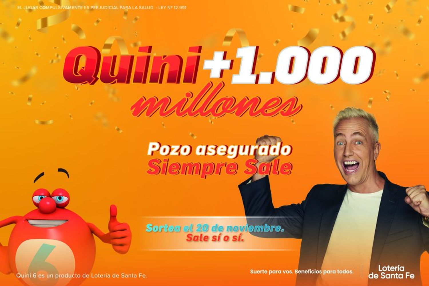 Ya se palpita el super sorteo del Quini 6 por el premio de $1.000 millones