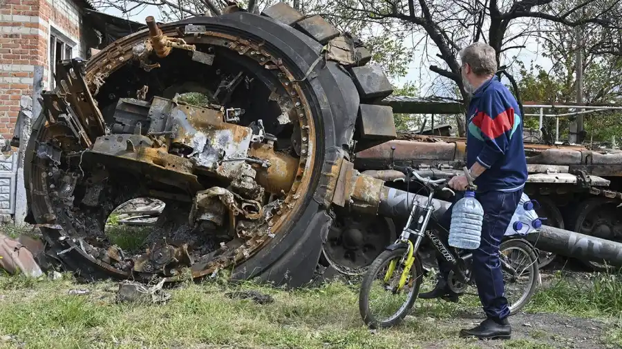 La aviación rusa impactó blancos estratégicos.