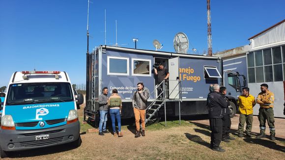 Ecocidio en islas: reponen la base del Servicio de Manejo del Fuego en el Aeroclub San Pedro