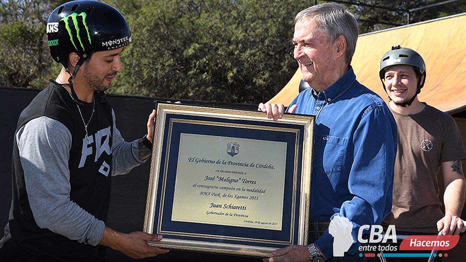 El gobernador Juan Schiaretti homenajeó a José “Maligno” Torres