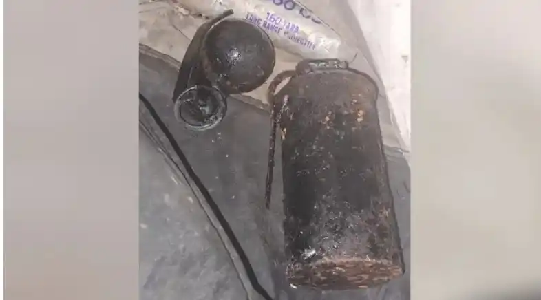 Tensión y preocupación: Hallaron dos granadas dentro de una mochila
