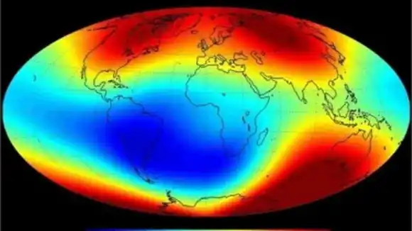 Detectan debilitamiento del campo magnético sobre Argentina y países vecinos