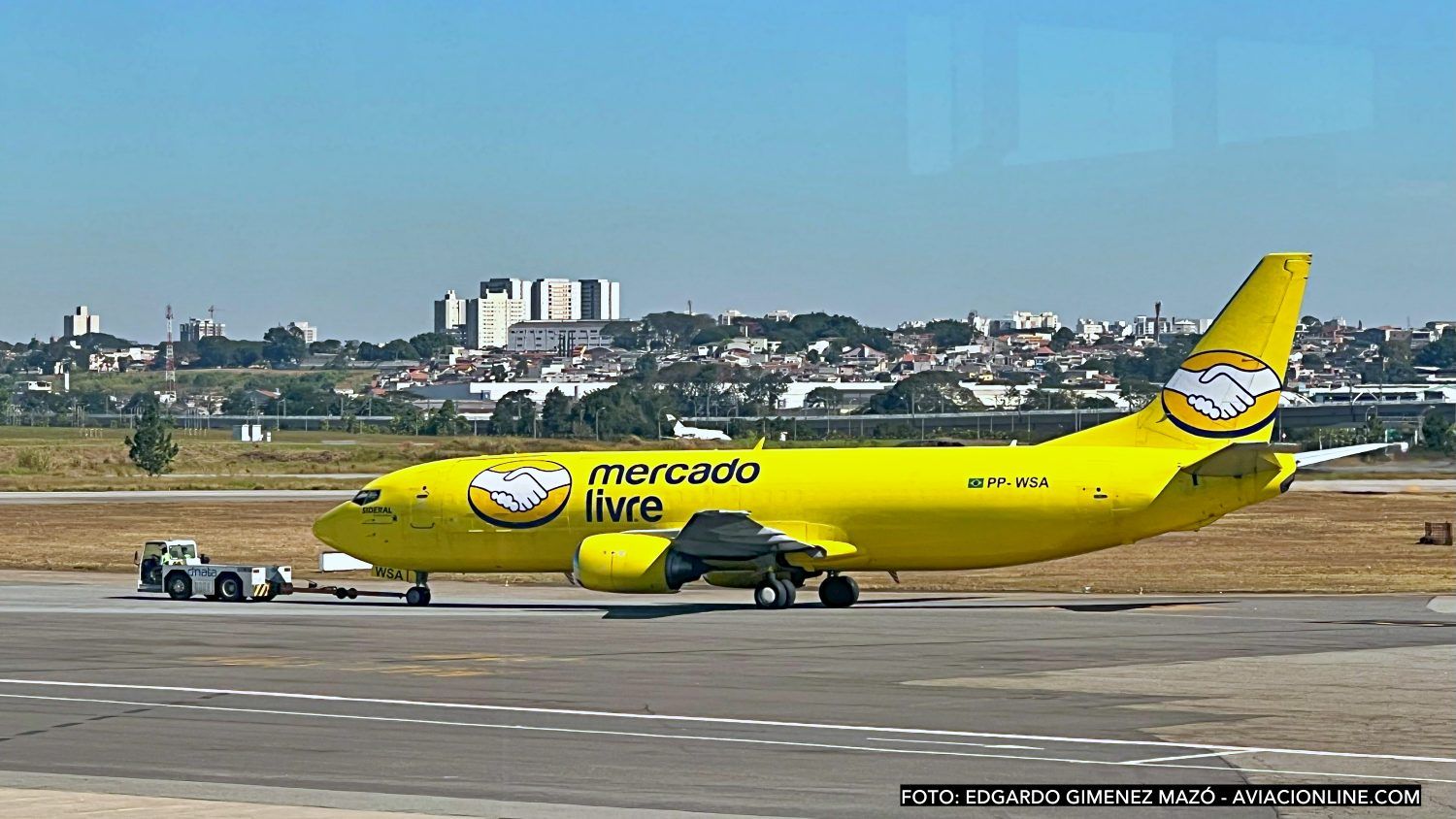 Latin America’s E-Commerce giant Mercado Libre completes its initial fleet of six Boeing 737-800 freighters with GOL