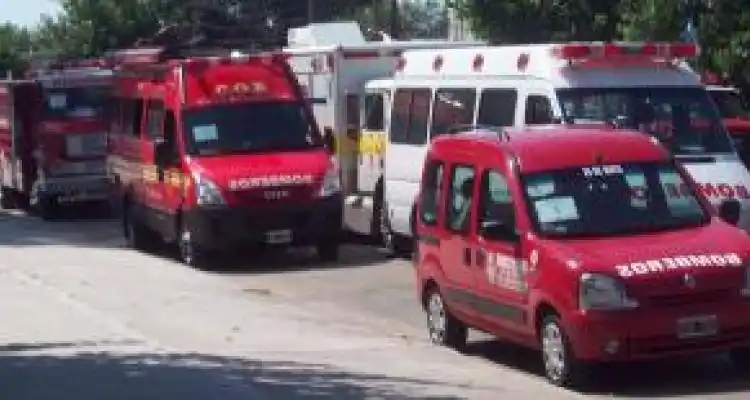Bomberos participó de un acto en La Matanza