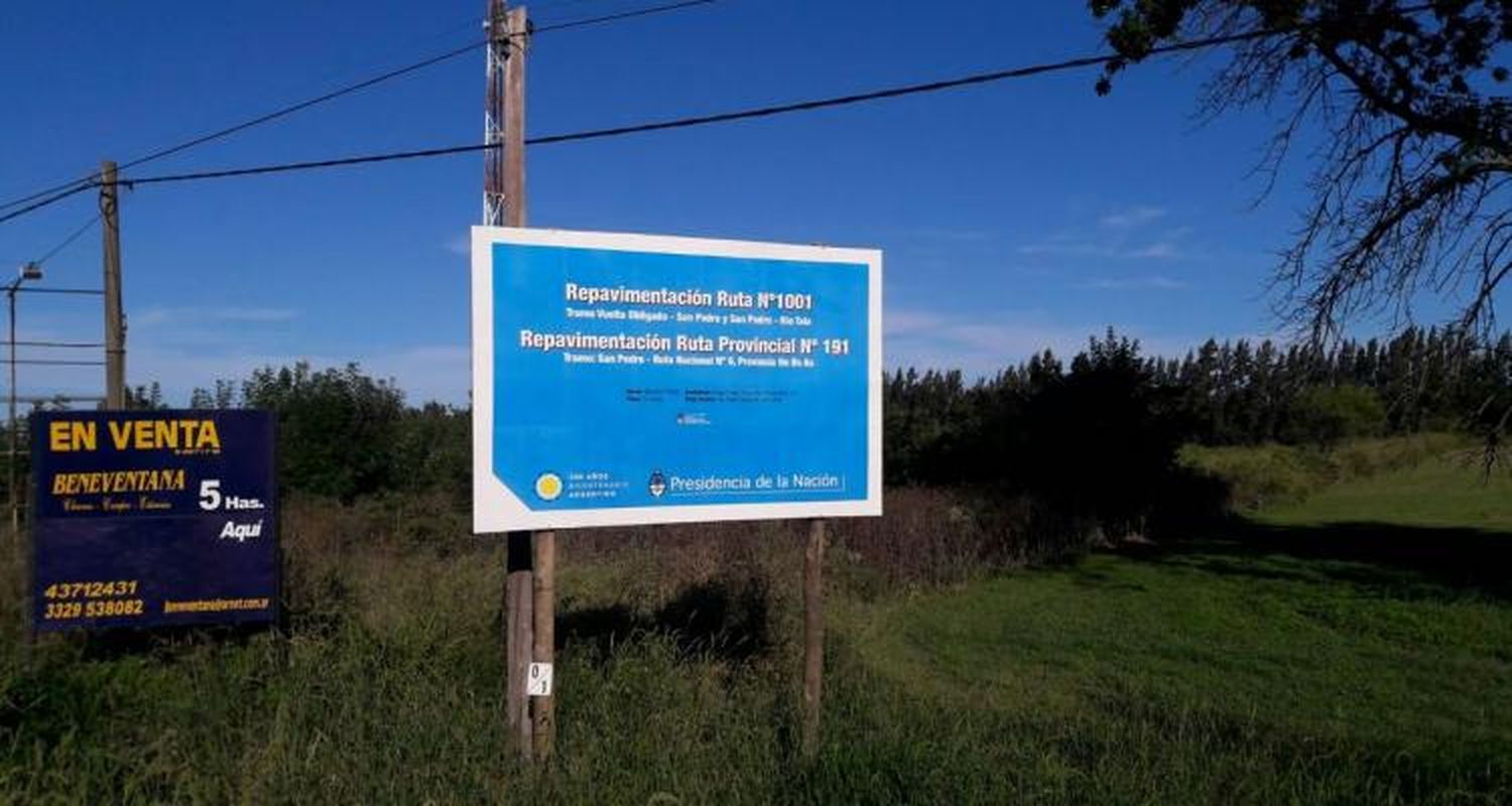 La Justicia volvió a fallar contra Vialidad por el estado de las rutas 1001 y 191