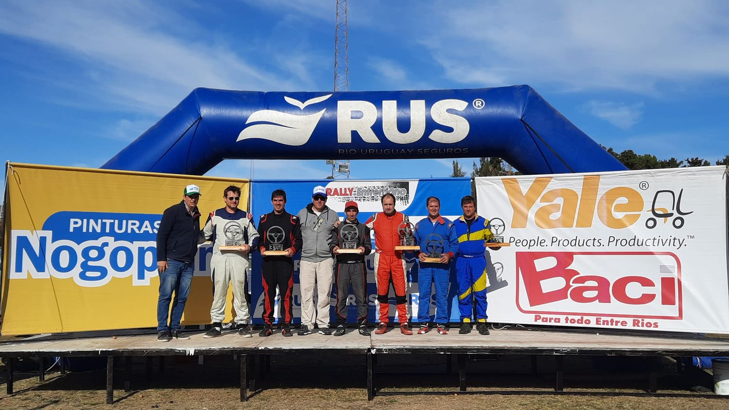En Nogoyá la dupla Nelson Bonnin y Javier Benítez festejó en el Rally Entrerriano