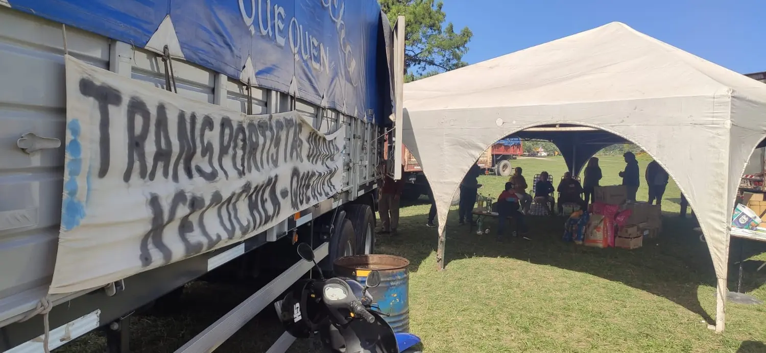 Camioneros unidos por Corrientes