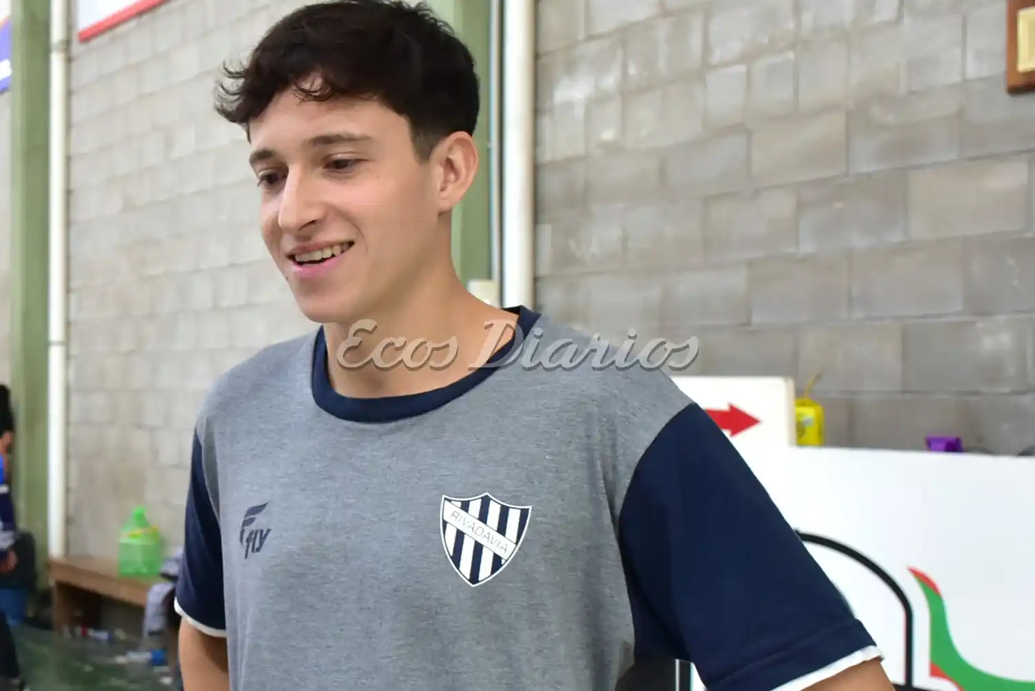 Ian Argüello, entrenador de la U13 y U15 de Rivadavia