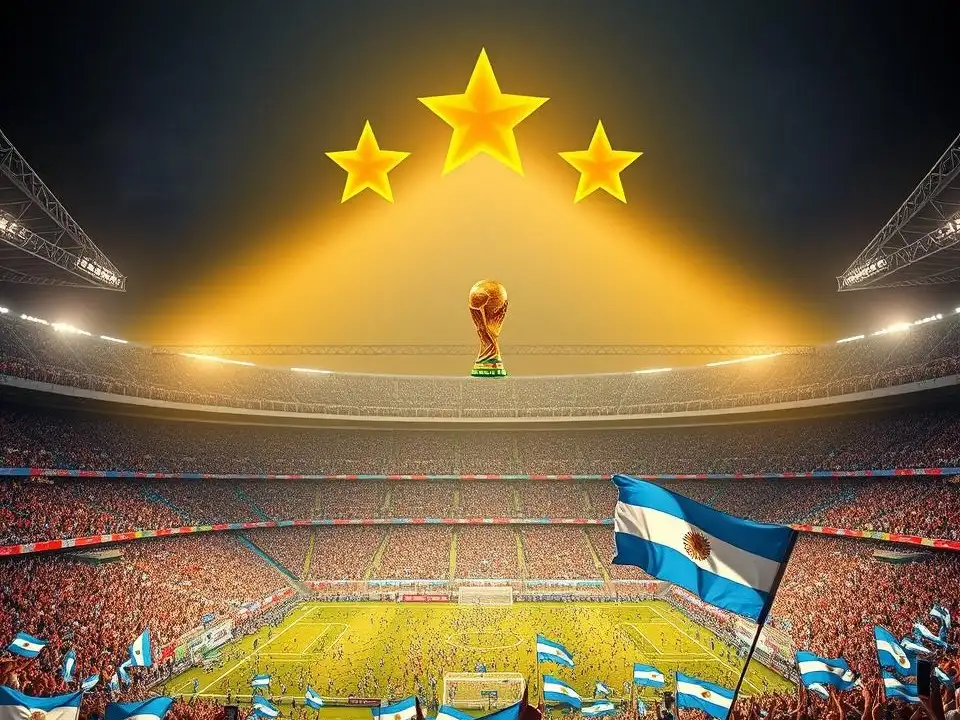 Los argentinos una vez más levantando la bandera como