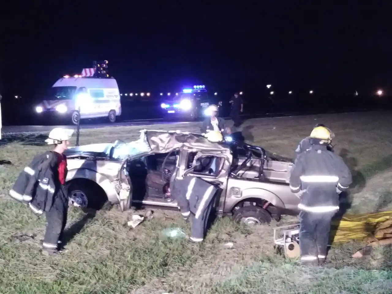 Una mujer perdió la vida tras un vuelco sobre Autopista
