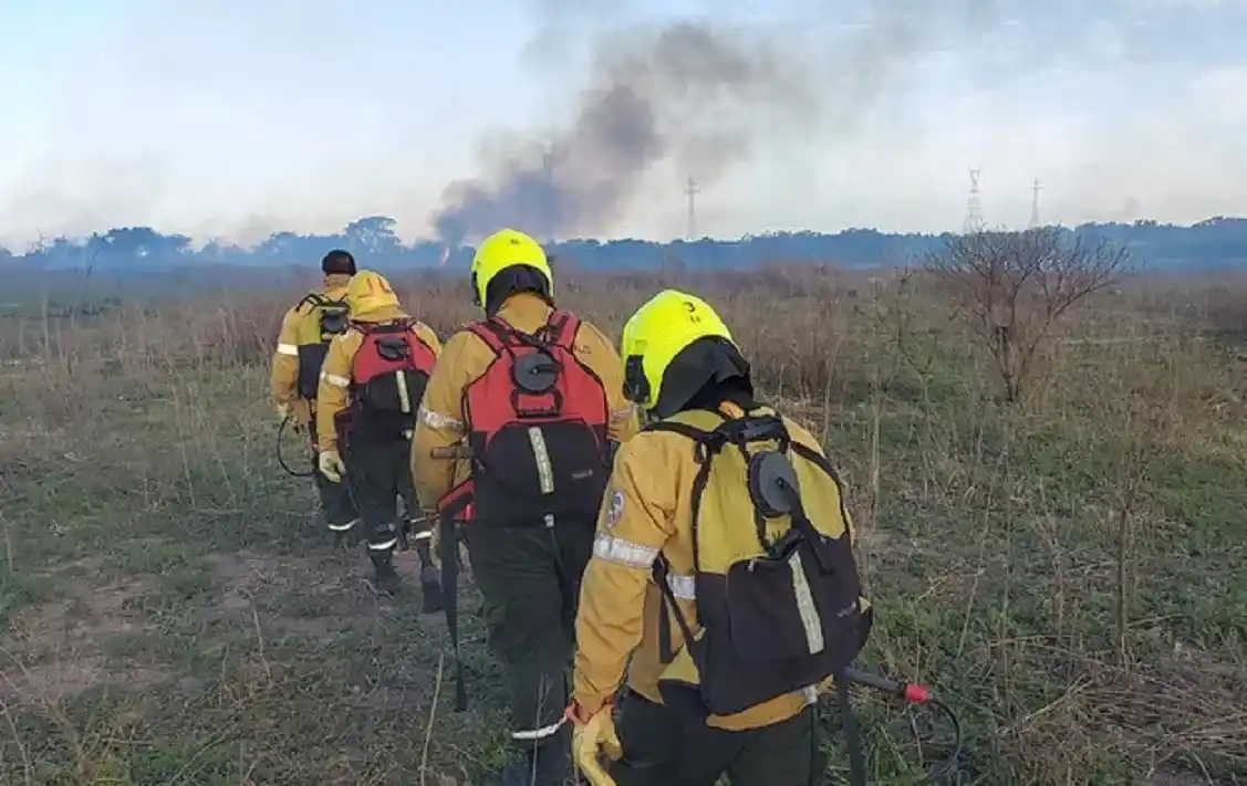 Incendios: Gualeguaychú y Gualeguay, los dos departamentos con focos activos en Entre Ríos