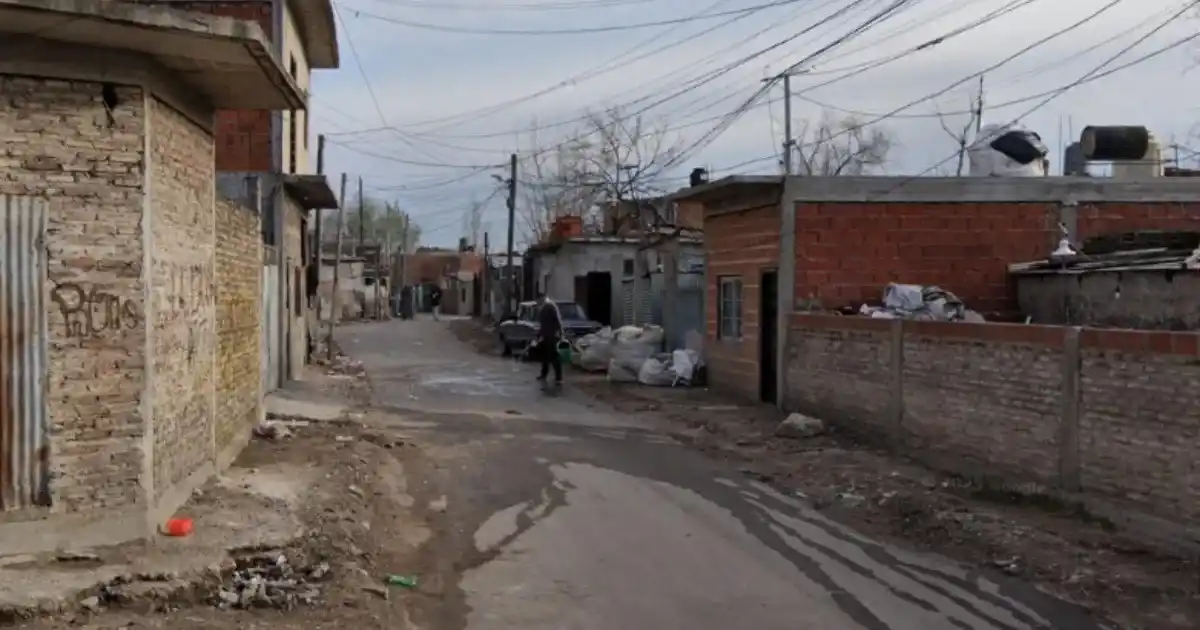 Acá, en este vecindario, se produjo el dramático suceso.