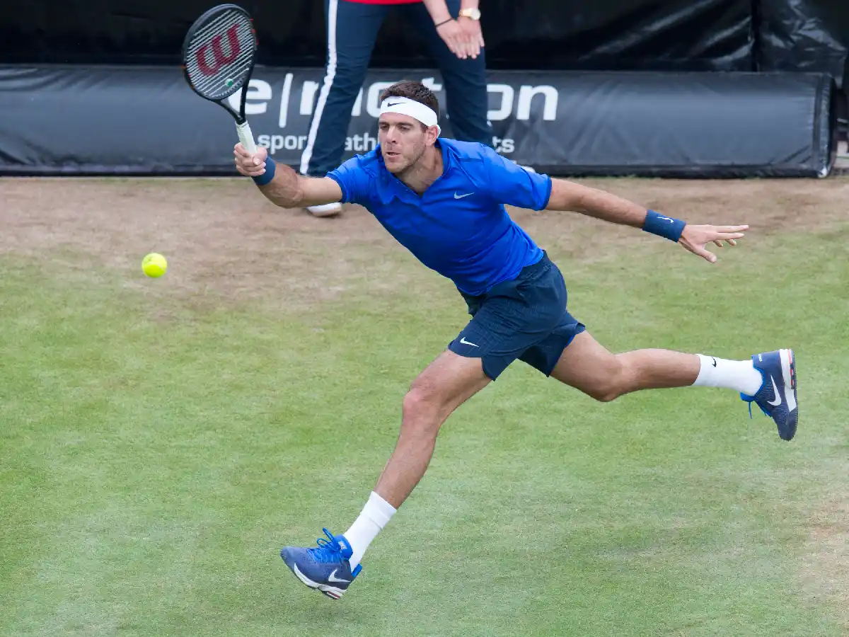 Ganó "Delpo" en el césped de Queen's 