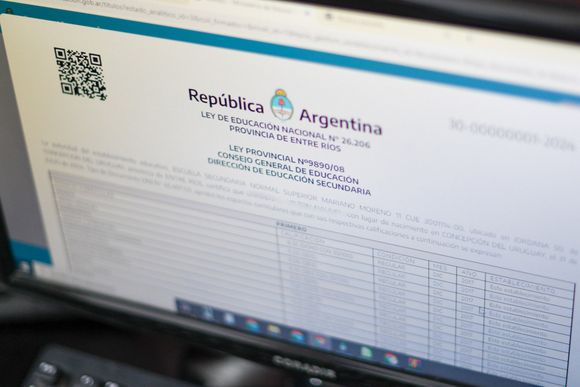 Se emitió el primer título nacional en formato digital de Entre Ríos