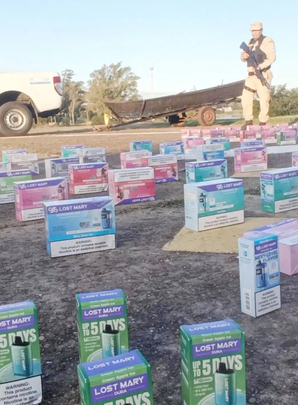 Prefectura frustró una maniobra de contrabando en el río Uruguay