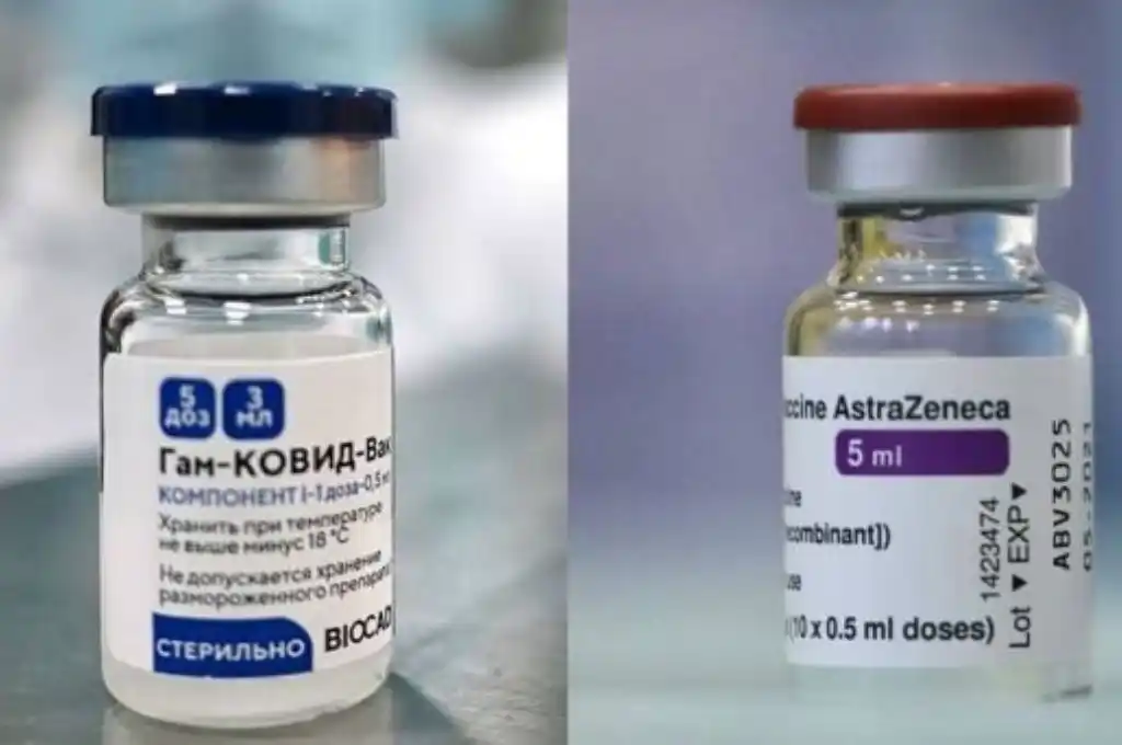 Rusia probará la combinación de vacunas Sputnik V con AstraZeneca