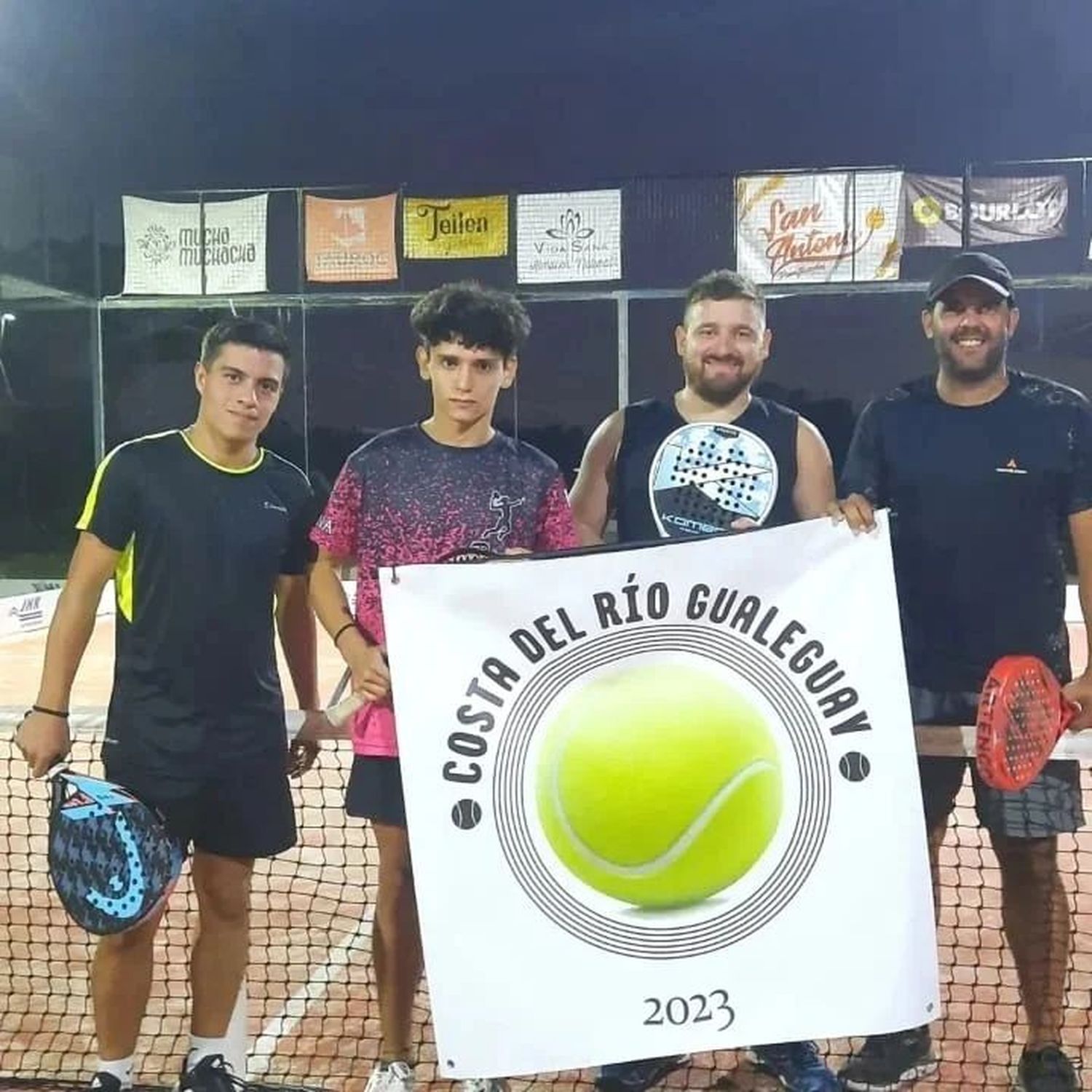 Numerosa representación gualeguayense en el provincial de pádel