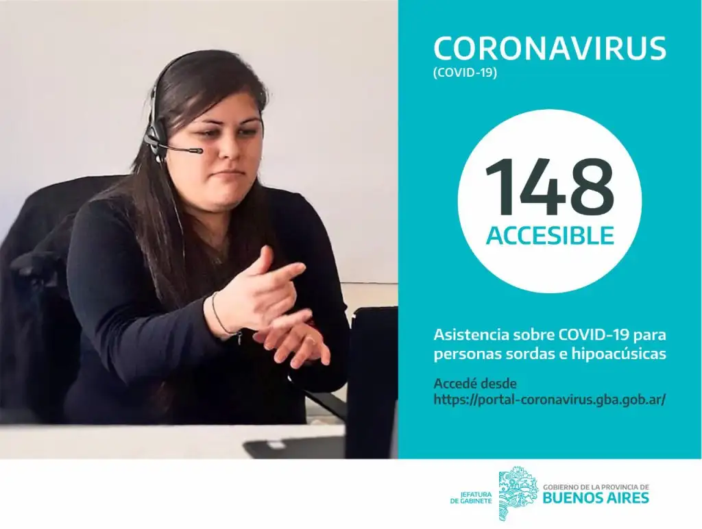 La Provincia puso en marcha  el servicio 148 Accesible