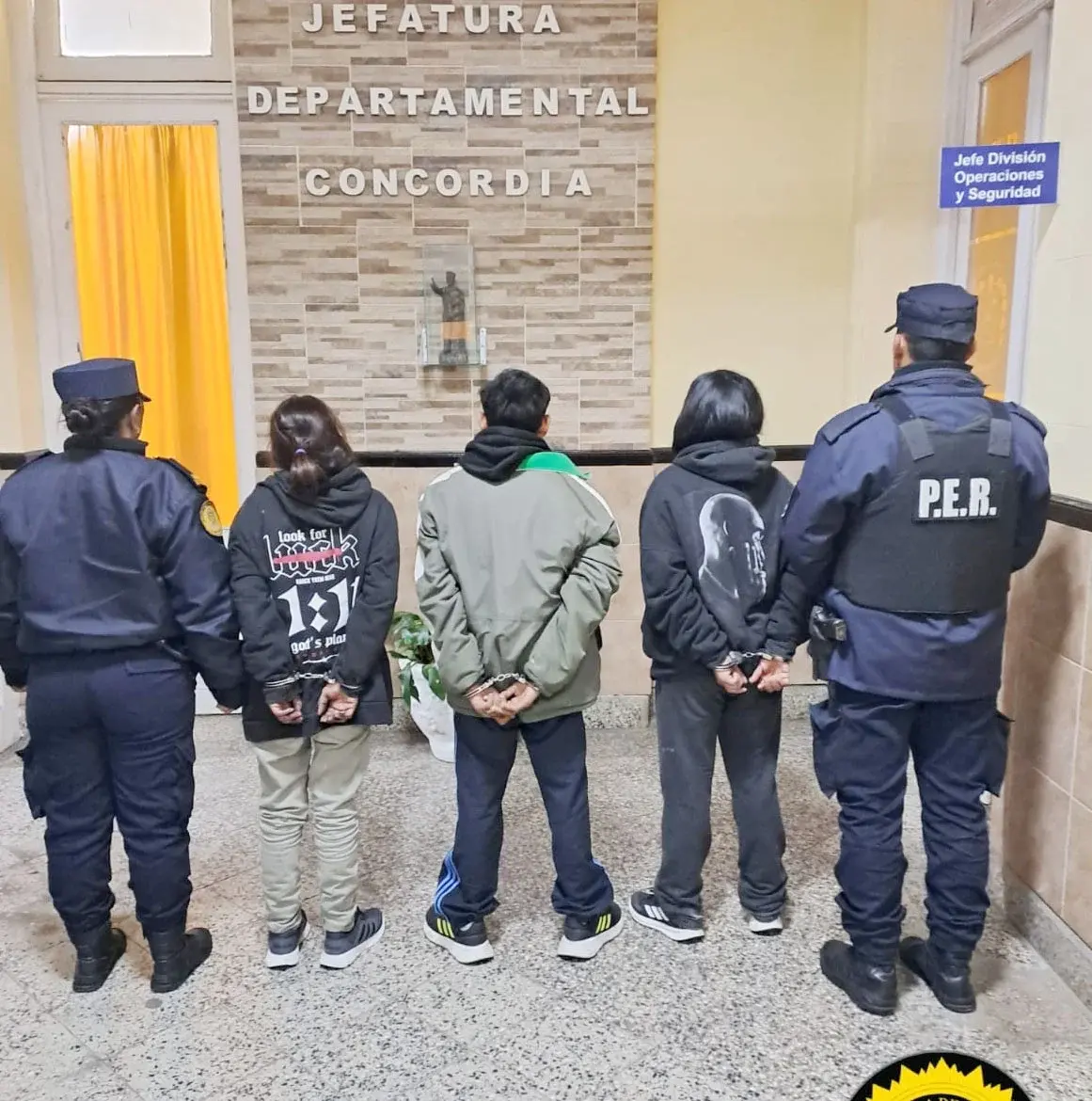 Cuatro detenidos, secuestro de drogas y derrumbe de un búnker de Concordia