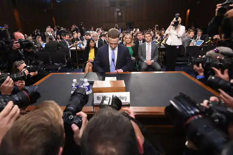 Mark Zuckerberg pasó varias veces por el Congreso estadounidense en los últimos años, para responder por las acciones de sus empresas - AFP