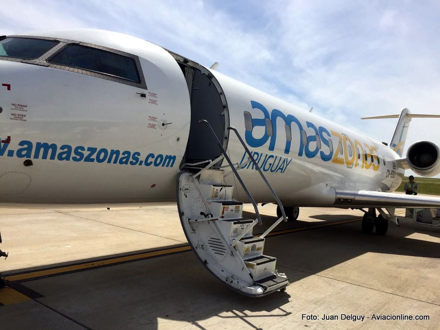 Amaszonas Uruguay inaugura hoy sus vuelos regulares a Córdoba