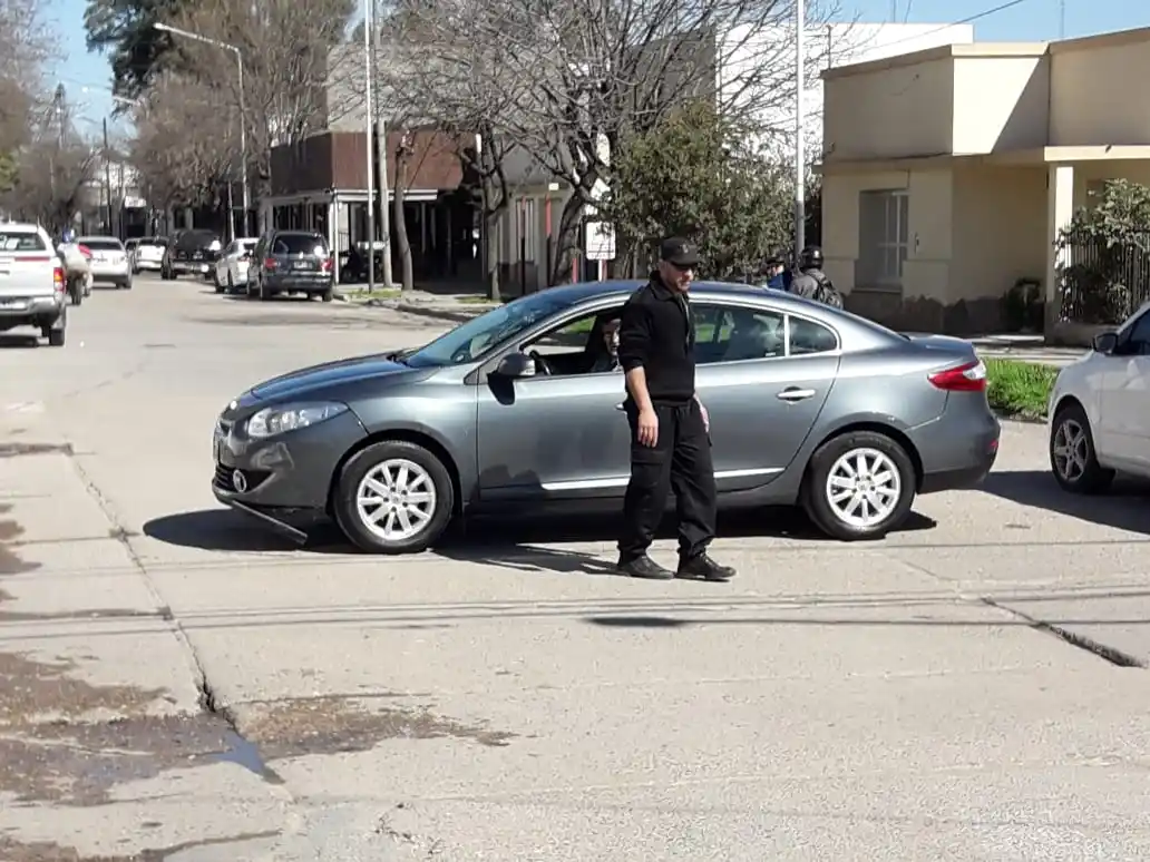 Accidente en zona céntrica de la ciudad