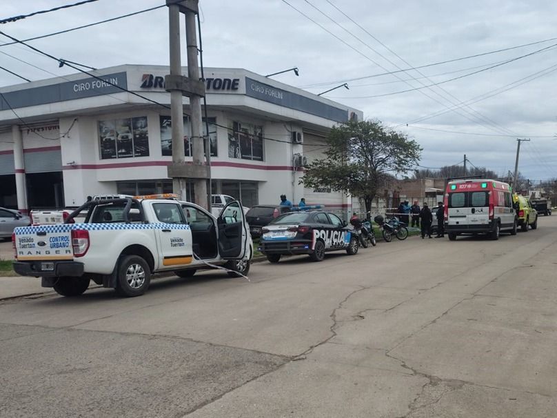 Intervinieron Bomberos, SIES, Policía y Guardia Urbana.