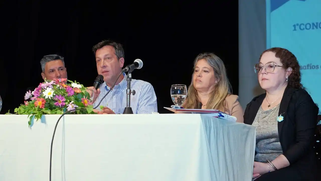 Primer Congreso. Javier Ranaldi, Arturo Rojas, María de los Ángeles Rojas y Elsa Guillermo